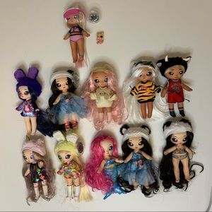Na Na Na Surprise LOL Doll Lot Fashion Clothes Bag Toy Lot 0f 11 Bengal, Mermaid
